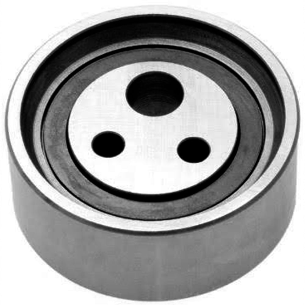 Detalhe do tensor de correia dentada SKF, acabamento prateado