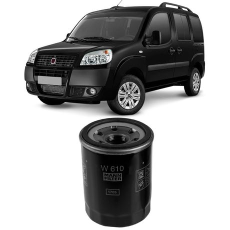 Filtro Óleo Fiat Doblo 1.4 2010 a 2016 MANN-FILTER W610