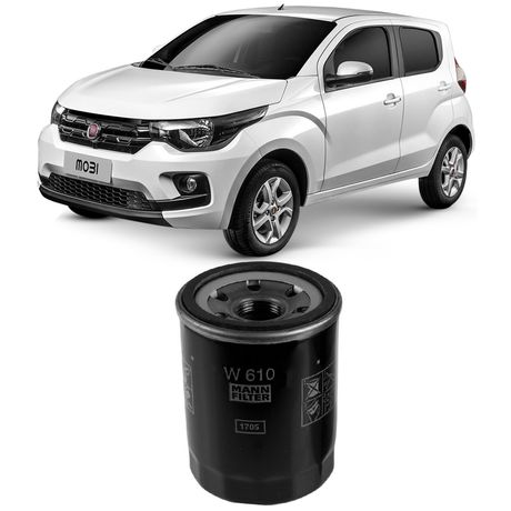 Filtro Óleo Fiat Mobi 1.0 2017 a 2019 MANN-FILTER W610