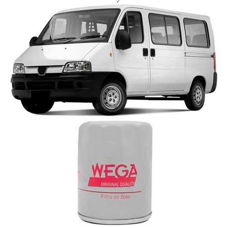 Filtro Óleo Peugeot Boxer 2.3 2010 a 2017 Wega