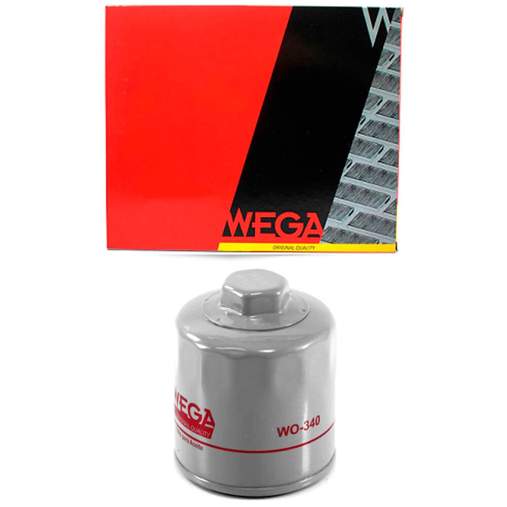 Filtro de óleo Wega WO-340 com embalagem - compatível VW Fox 2010-2014