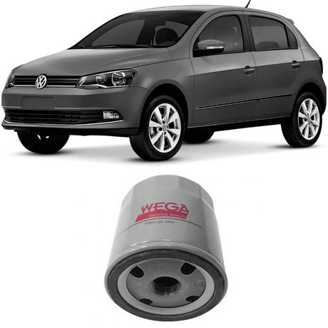 Filtro Óleo Volkswagen Gol G6 1.6 2015 a 2016 Wega