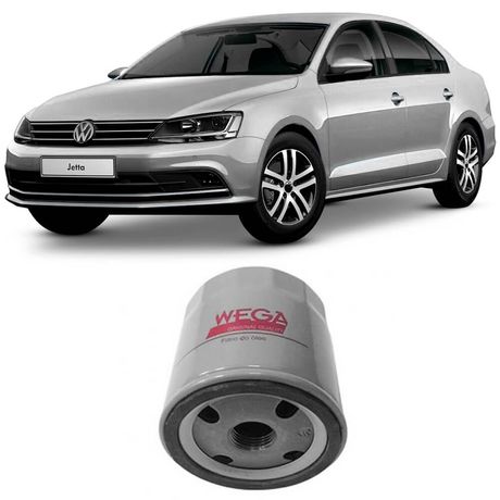 Filtro Óleo Volkswagen Jetta 1.4 2016 a 2017 Wega