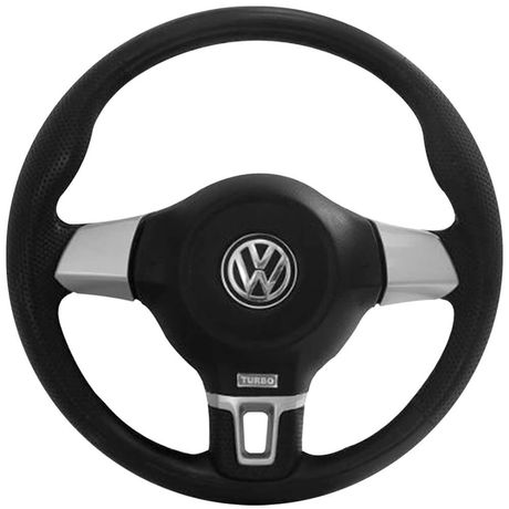 Volante Original Gol Saveiro Fox Voyage Golf 99 a 2014 Preto Com Cubo