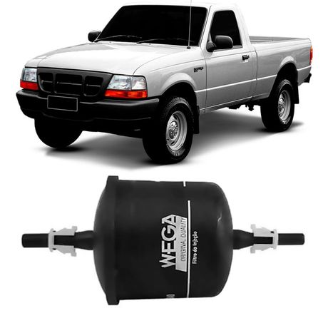 Filtro Combustível Ford Ranger 2.3 2.5 3.0 4.0 94 a 2018 Wega