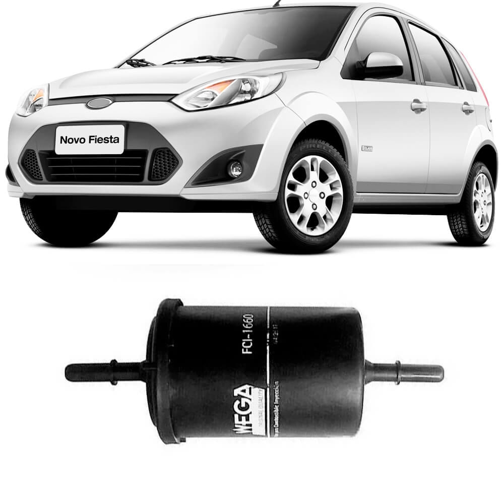 Filtro de Combustível Wega para Ford Fiesta 1.6 2011 a 2015