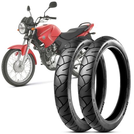 2 Pneu Moto Ybr 125 Factor Levorin by Michelin Aro 18 90/90-18 57p 2.75-18 48p Street Runner