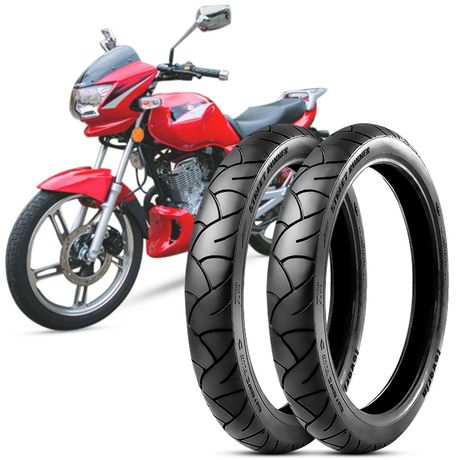 2 Pneu Moto Gsr 125 Levorin by Michelin Aro 18 90/90-18 57p 2.75-18 48p Street Runner