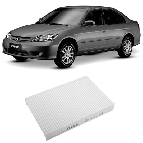 Filtro Ar Honda Civic 1.7 2001 a 2005 Wega