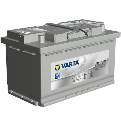 Bateria Carro Varta Selada 80 Amperes 12v Silver AGM Start Stop CCA 800