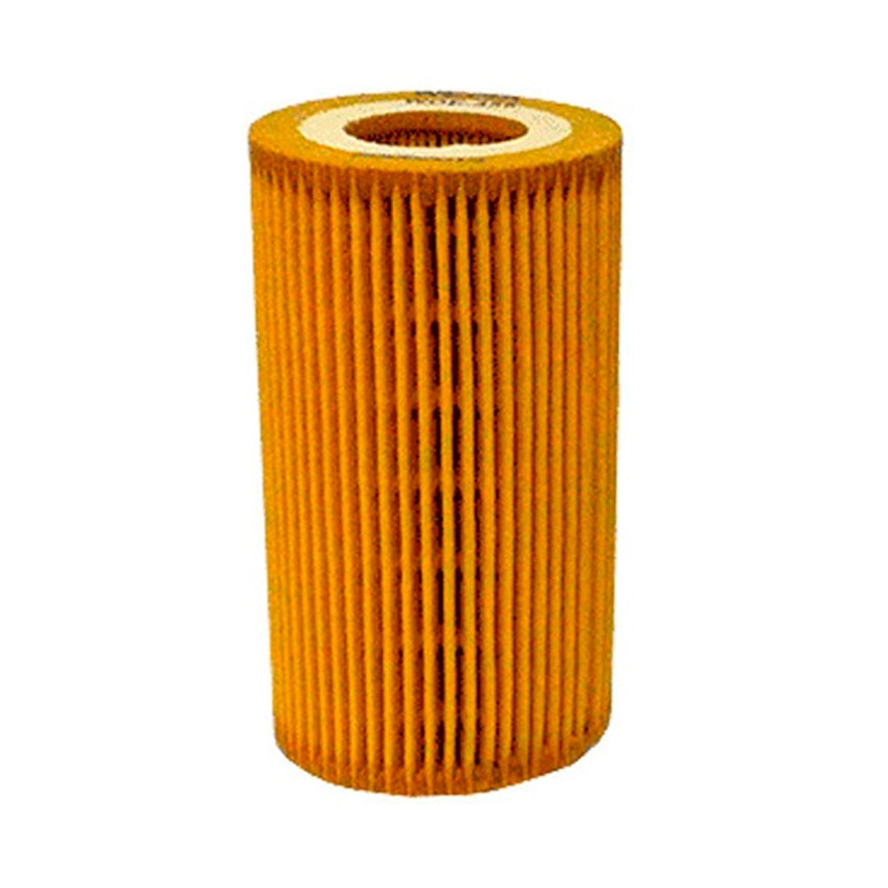 Filtro de óleo laranja Wega em fundo branco