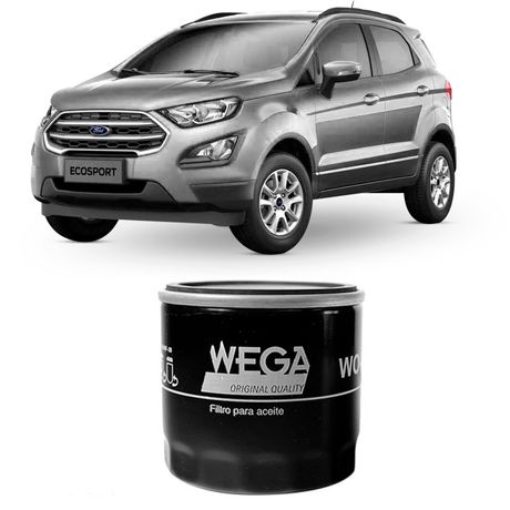 Filtro Óleo Ford Ecosport 1.5 1.6 2016 a 2018 Wega