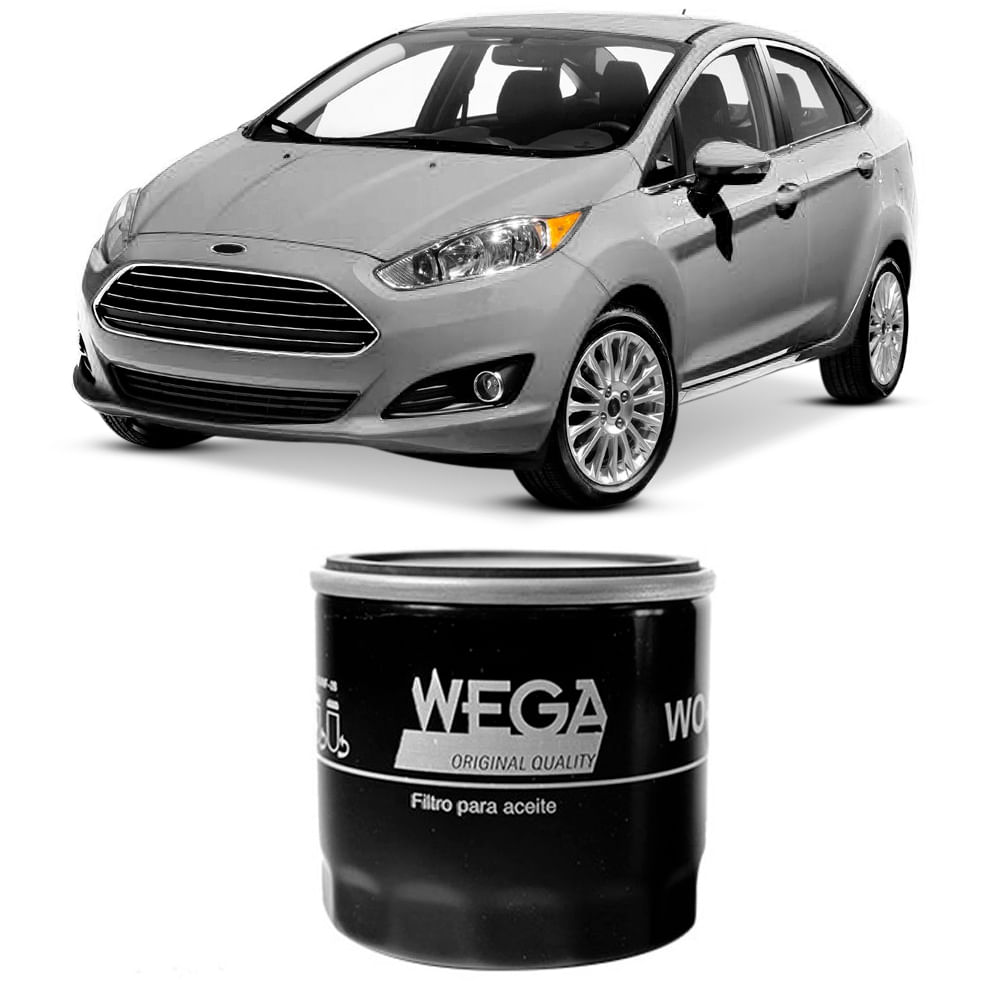 Filtro de Óleo Wega e Ford Fiesta Sedan 2016