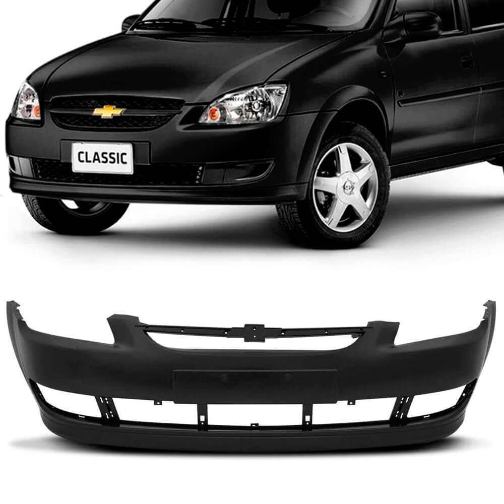 Parachoque Dianteiro Corsa Classic 2010 a 2016 Preto Liso 1694 DTS ...