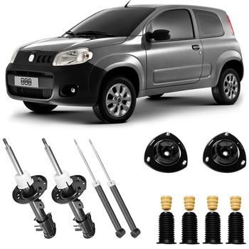 Amortecedores-dianteiros-e-traseiros-para-Fiat-Uno-2010-a-2017-incluindo-kit-de-montagem-e-pecas-adicionais-