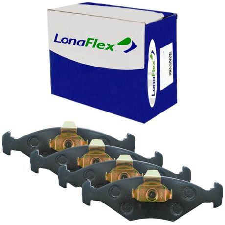 Kit Pastilha Freio Punto TJet 2009 a 2010 Dianteira Teves Lonaflex