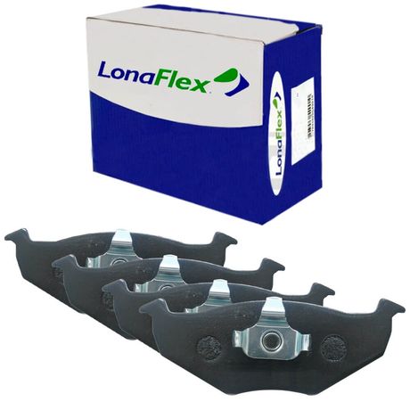 Kit Pastilha Freio Crossfox 1.6 2006 a 2018 Dianteira Bosch P367NA Lonaflex