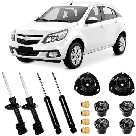 4 Amortecedor Agile 2010 a 2014 Dianteiro Traseiro SP045 Monroe e Kit