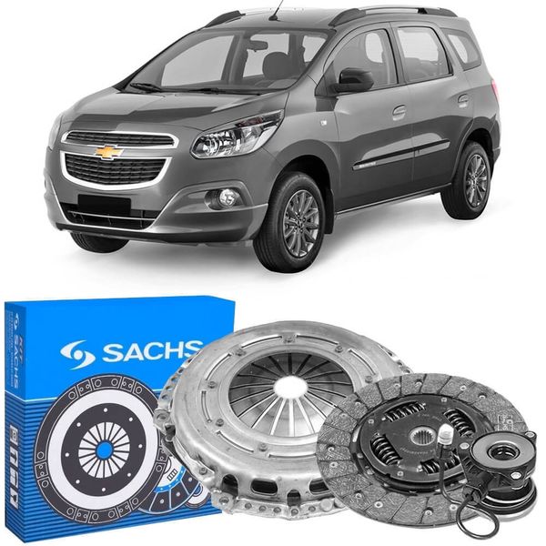 Kit Embreagem Spin 1.8 2013 a 2018 Sachs 6653 - fortbras