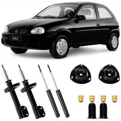 Amortecedores-dianteiros-e-traseiros-Nakata-para-Corsa-95-a-2002-com-kit-de-montagem-incluido--Ideal-para-manutencao-de-veiculos-