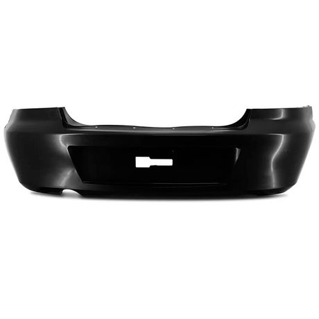 Parachoque Traseiro Chevrolet Prisma 2007 a 2012 Preto Liso 1746DTS