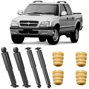 Amortecedores-Nakata-para-Chevrolet-S10-2006-a-2011-com-kit-incluindo-frente-e-traseira-mostrando-detalhe-do-produto-