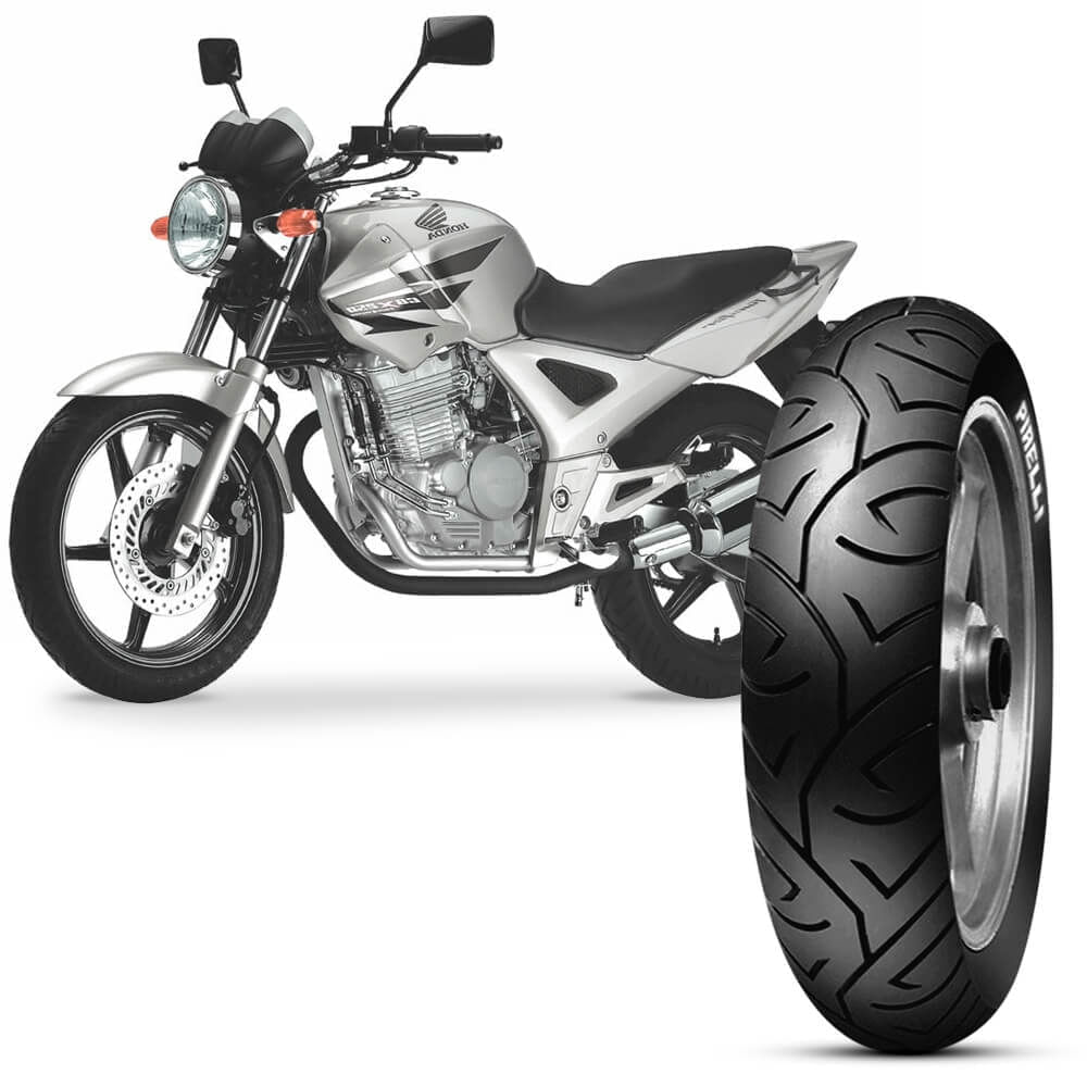 Pneu Pirelli Sport Demon aro 17 130/70-17 62S com selo de eficiência Inmetro