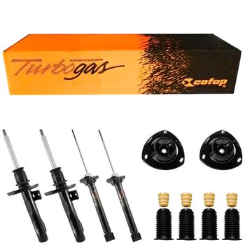 Amortecedores-Turbogas-Cofap-para-Gol-G5-G6-G7-kit-completo-dianteiro-e-traseiro-ideal-para-manutencao-do-veiculo-