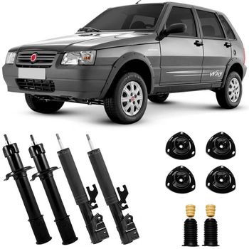 Amortecedores-dianteiros-e-traseiros-Cofap-para-Fiat-Uno-Mille-Way-2008-a-2013-com-kit-de-montagem-incluido-