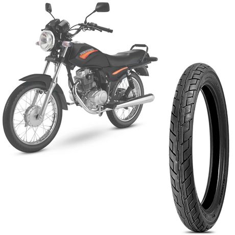 Pneu Moto Hunter 125 Levorin Aro 18 90/90-18 57p M/C Traseiro Azonic TL