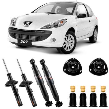 Amortecedores-Cofap-Turbogas-para-Peugeot-207-2009-a-2014-kit-completo-dianteiro-e-traseiro-para-troca-