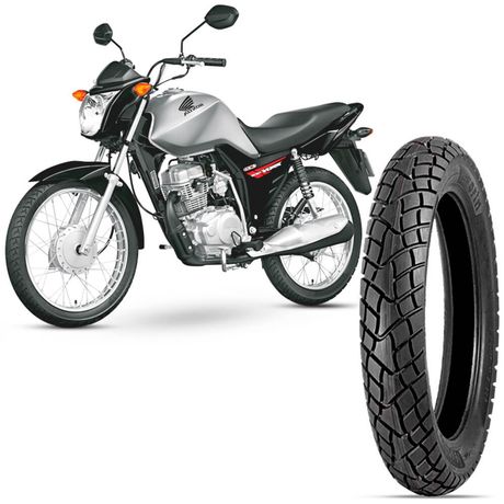Pneu Moto CG 125 Levorin by Michelin Aro 18 100/80-18 53s Traseiro Dual Sport