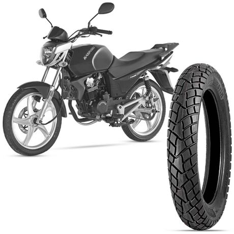 Pneu Moto Comet 150 Levorin by Michelin Aro 18 100/80-18 53s Traseiro Dual Sport