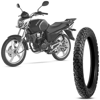 Pneu-Moto-Comet-150-Levorin-Aro-18-80-100-18-47p-M-C-Dianteiro-Dingo-Evo-para-motocicletas-com-design-otimizado-para-aderencia.