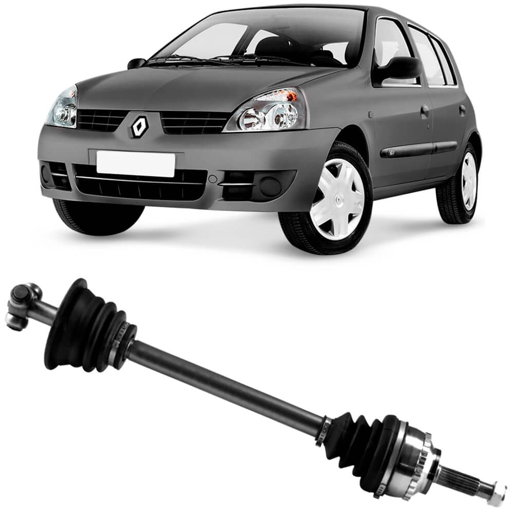 Semi eixo homocinético Nakata para Renault Clio 2000-2016 dianteiro motorista
