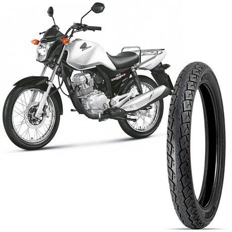 Pneu Moto Cg 150 Cargo Levorin by Michelin Aro 18 90/90-18 57p Traseiro Matrix