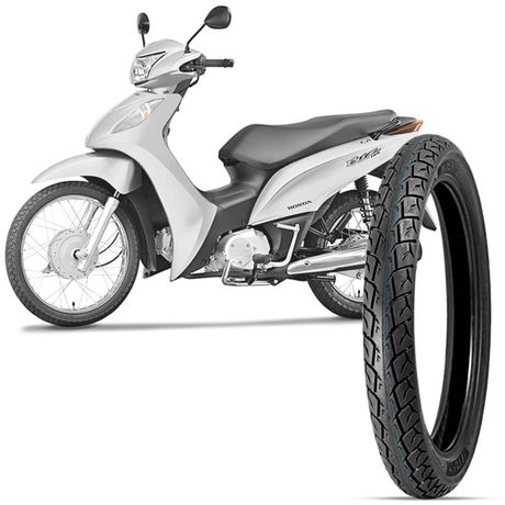 Pneu Moto Biz 100 Levorin by Michelin Aro 14 80/100-14 49L Traseiro Matrix