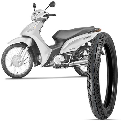 Pneu Moto Biz 125 Levorin by Michelin Aro 14 80/100-14 49L Traseiro Matrix