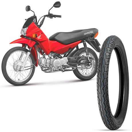 Pneu Moto Pop 100 Levorin by Michelin Aro 17 60/100-17 33L Dianteiro Matrix