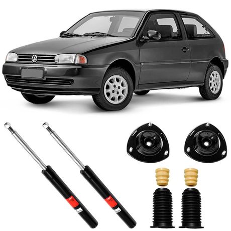 2 Amortecedor Volkswagen Gol G2 98 a 2001 Dianteiro TRW e Kit