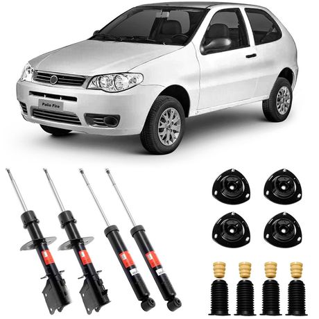 4 Amortecedor Fiat Palio 2001 a 2013 Dianteiro Traseiro TRW e Kit