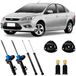 Amortecedores-dianteiros-e-traseiros-Monroe-para-Focus-Sedan-2008-2013-com-kit-de-montagem-inclusa-e-veiculo-ao-fundo-