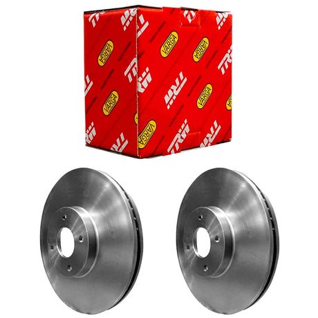Par Disco Freio Spin 2013 a 2016 Dianteiro Ventilado TRW