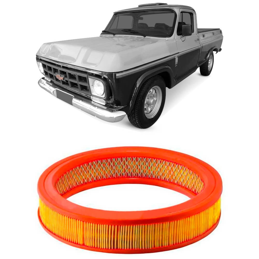 Filtro de ar Metal Leve para Chevrolet A10 2.5 1985-1988 em destaque