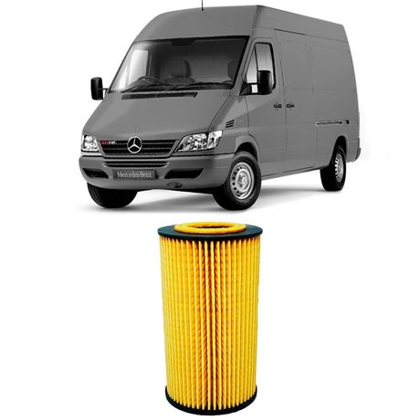 Filtro Óleo Mercedes Benz Sprinter 313 Om611 2.2 2002 a 2012 Wega