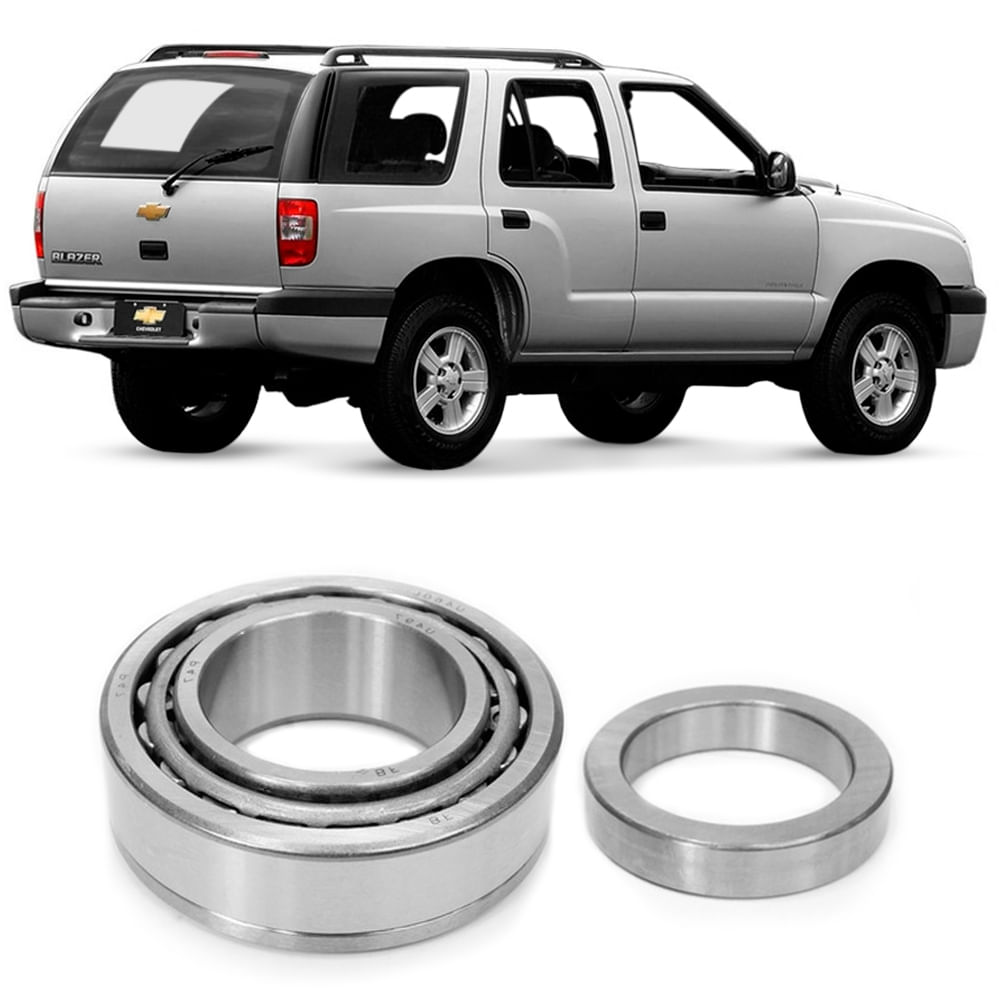 Rolamento de roda SKF com veículo Chevrolet Blazer ao fundo