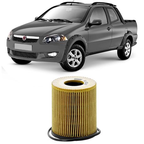 Filtro Óleo Fiat Strada 1.8 2011 a 2013 MANN-FILTER HU816/2X