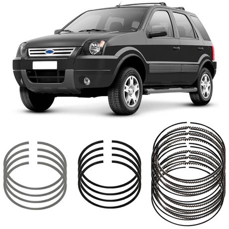 Jogo Anel Segmento 0.50 Ford Ecosport 2.0 2003 a 2017 Metal Leve