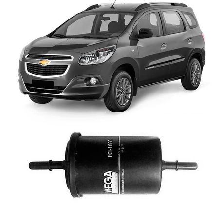 Filtro Combustível Chevrolet Spin 1.8 2013 a 2018 Wega