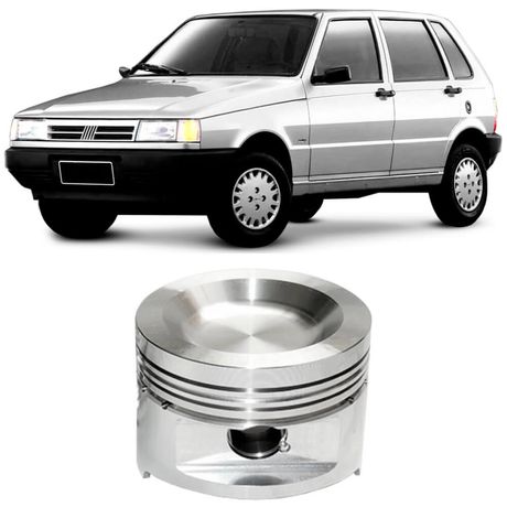Kit Pistao 0.40 Motor Fiat Uno 1.3 85 a 91 Metal Leve